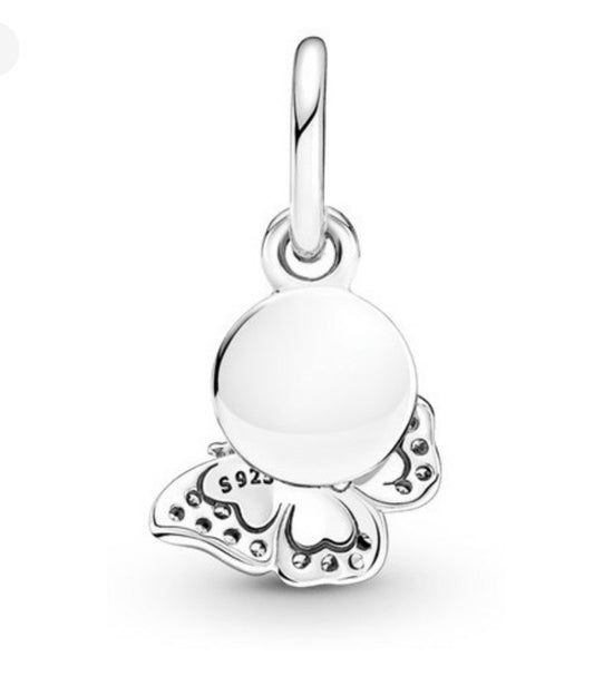 Mariposa colgante azul A4