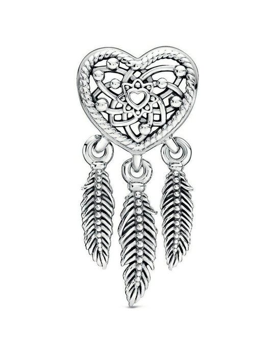 Atrapa Sueños Corazon
Plateado