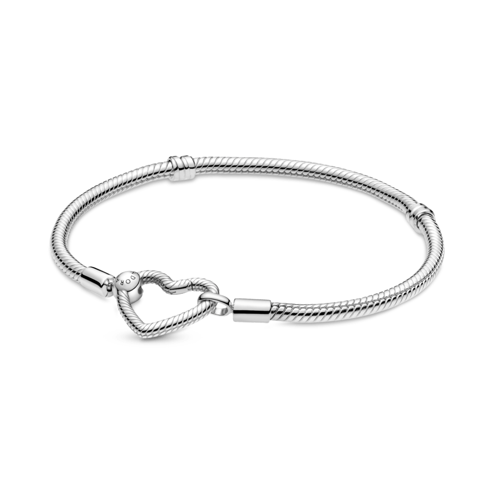 PULSERA CORAZON PANDORA PLATA