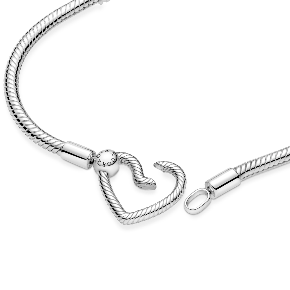 PULSERA CORAZON PANDORA PLATA