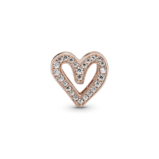 Corazon oro rosado J21