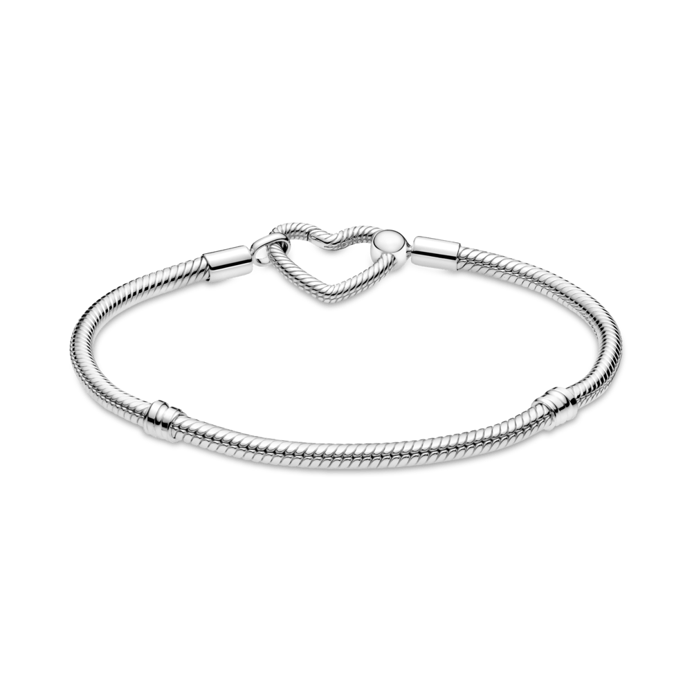PULSERA CORAZON PANDORA PLATA