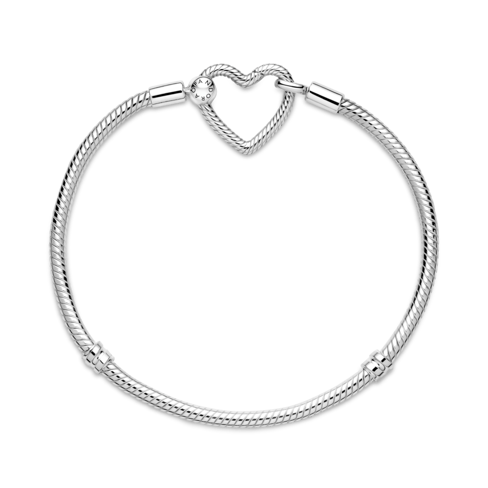PULSERA CORAZON PANDORA PLATA