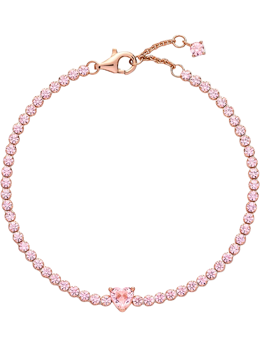 Brazalete tenis oro rosa