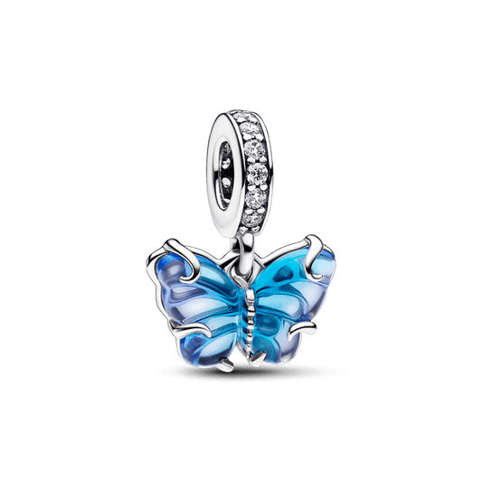 Mariposa murano azul A12
